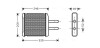 Радіатор обігрівача CHEVROLET Epica (V250), Evanda (V200) (AVA) AVA COOLING DW6059 (фото 1)