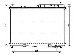 Радиатор охлаждения FORD (выр-во AVA) AVA COOLING FD2440