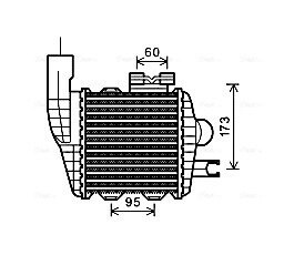 Интеркуллер TUCSON/SPORTAGE 20D 04-08 (Ava) AVA COOLING HY4226