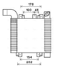 Інтеркулер Hyundai Santa Fe 06- (Ava) AVA COOLING HY4359