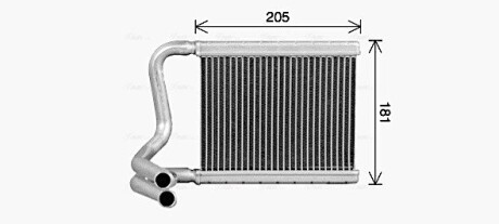 Радиатор отопителя салона Hyundai I20 (08-) AVA AVA COOLING HY6594