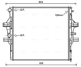 Радіатор охолодження IVECO DAILY 11- (AVA) AVA COOLING IV2125
