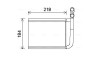 Радіатор обігрівача Kia Rio 05- (Ava) AVA COOLING KA6166 (фото 1)