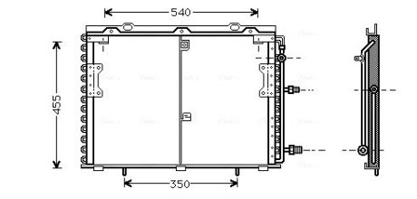 Радиатор охлаждения (выр-во AVA) AVA COOLING MS5221