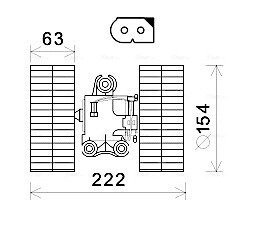 Вентилятор опалювача AVA COOLING MS8632