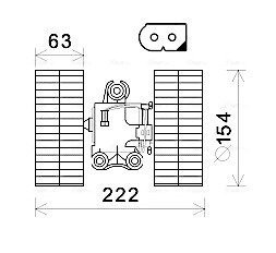 Вентилятор опалювача AVA COOLING MS8633