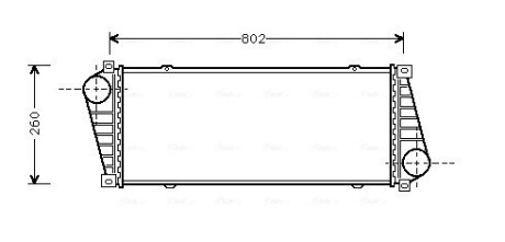 Інтеркулер (AVA) AVA COOLING MSA4217