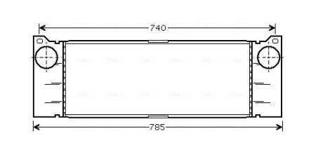 Інтеркулер MERCEDES VITO II W 639 (03-) (Ava) AVA COOLING MSA4473