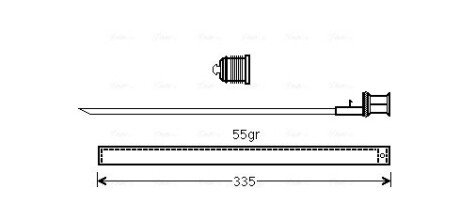 Осушувач кондиціонера MB C204, E212 AVA AVA COOLING MSD601