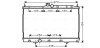 Радіатор охолодження MITSUBISHI OUTLANDER (CU2, 5W) (03-) (аналог MTА2183) (AVA) AVA COOLING MT2183 (фото 1)