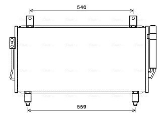 Радиатор кондиционера MITSUBISHI OUTLANDER 12-(AVA) AVA COOLING MT5252D