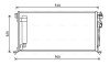 Радиатор кондиционера Mitsubishi Lancer 1,6-2,0i 03>07 MT Behr ver. AVA COOLING MTA5220D (фото 1)