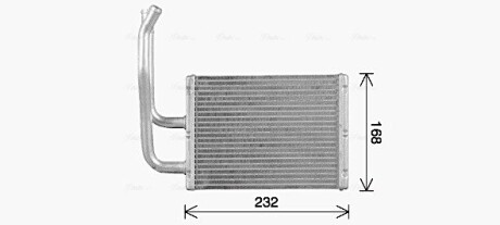 Радиатор обогревателя MAZDA 6 (2003) (выр-во AVA) AVA COOLING MZ6299