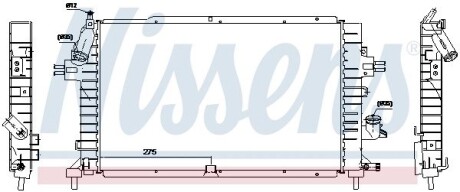 Радіатор охолодження двигуна ASTRA H 17CDTi MT +-AC 04 (Ava) AVA COOLING OLA2364