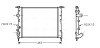 Радіатор охолодження двигуна Renault Logan 1,4-1,6i 8V MT AC- AVA AVA COOLING RTA2197 (фото 1)