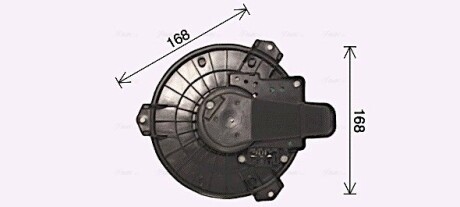 Вентилятор салону LEXUS RX/TOYOTA CAMRY (AVA) AVA COOLING TO8751