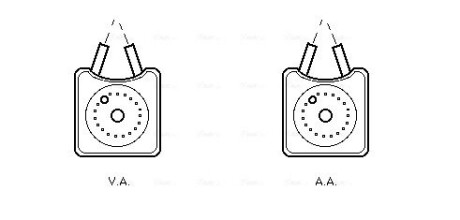 Радіатор масляний VARIOUS AUDI/VW/SEAT/FORD (Ava) AVA COOLING VN3106