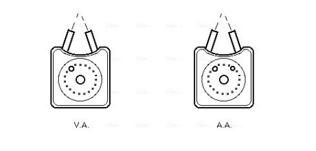 Радіатор масляний VARIOUS AUDI/FORD/SEAT VW3147 (Ava) AVA COOLING VN3147