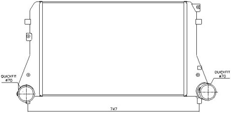 Інтеркулер GOLFV/A3/ALTEA/TOURAN TDI (Ava) AVA COOLING VNA4227