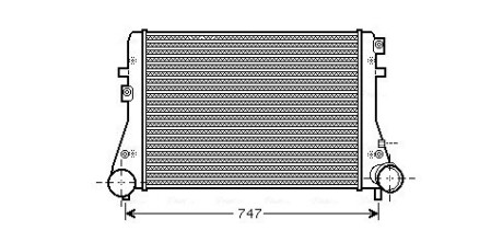 Интеркуллер AUDI; SEAT; SKODA; Volkswagen (выр-во AVA) AVA COOLING VNA4306