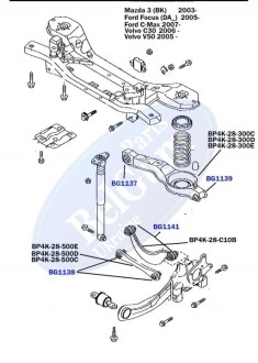 Сайлентблок поперечного рычага.) BELGUM PARTS BG1138