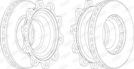 Гальмівний диск BERAL BCR193A