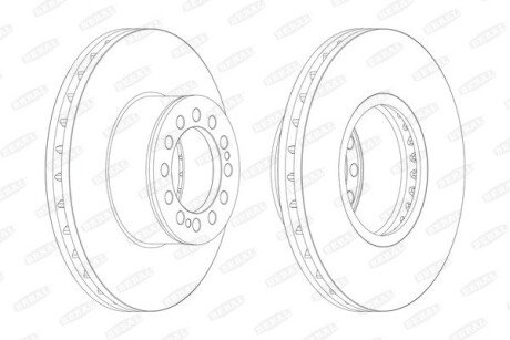 Гальмівний диск BERAL BCR214A