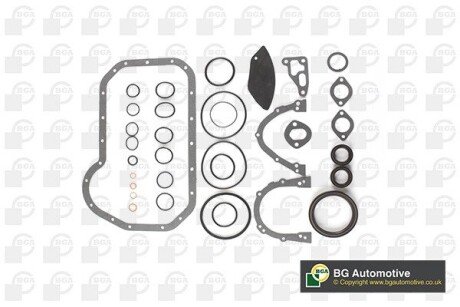 Комплект прокладок Audi 80/Golf/Passat/Transporter 1.5-1.7D/1.8 73-93 (нижний)) BGA CK2330