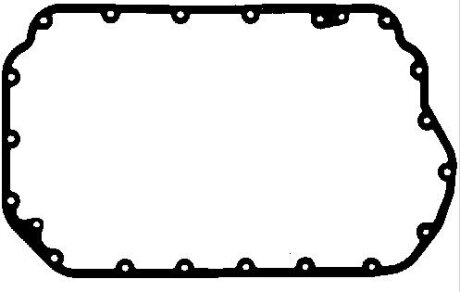 Прокладка поддона картера резиновая BGA OP7396