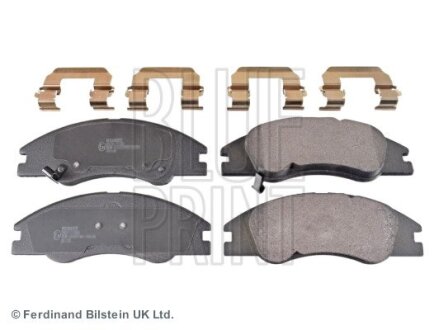 Комплект гальмівних колодок з 4 шт. дисків BLUE PRINT ADG04265