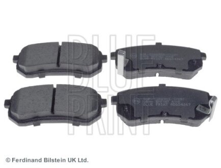 Комплект гальмівних колодок з 4 шт. дисків BLUE PRINT ADG04267