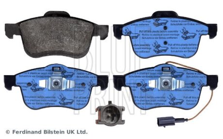 Комплект гальмівних колодок з 4 шт. дисків BLUE PRINT ADL144215