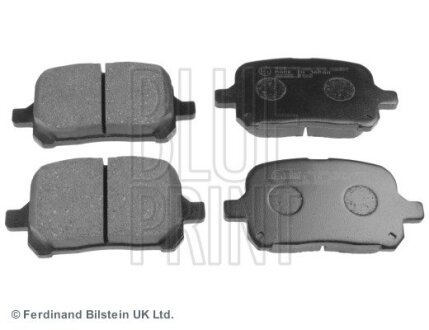 Комплект гальмівних колодок з 4 шт. дисків BLUE PRINT ADT34290