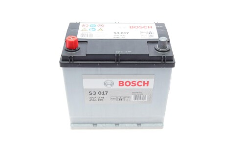 Аккумулятор 12В/45Ач/300А/10,78кг BOSCH 0 092 S30 170