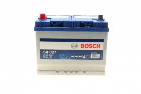 Акумулятор 12В/70Аг/630А/16,24кг BOSCH 0092S40270