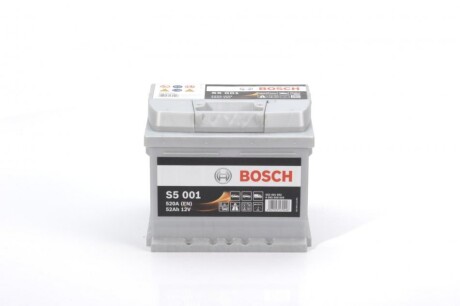 Акумулятор 12В/52Аг/520А/11,97кг BOSCH 0092S50010