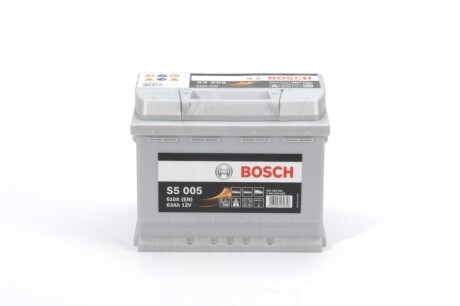 Акумулятор 12В/63Аг/610А/14,849кг BOSCH 0092S50050