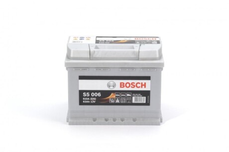 Акумулятор 12В/63Аг/610А/14,849кг BOSCH 0 092 S50 060 (фото 1)