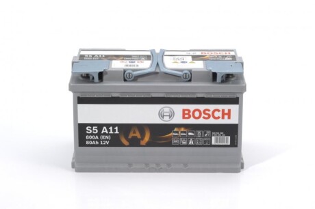 Акумулятор 12В/80Аг/800А/22,76кг BOSCH 0092S5A110