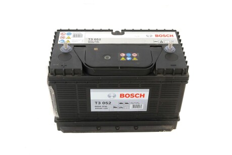 Акумулятор 12В/105Аг/800А/23,7кг BOSCH 0092T30520