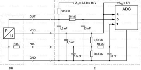 Датчик вакууму BOSCH 0281002487