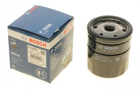 Смазочный фильтр W-V BOSCH 0 451 102 056