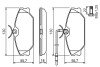 К-кт перед. гальм. колодок Renault Espace/Laguna I/ Megane I 1.4-3.0 84- BOSCH 0 986 461 765 (фото 5)