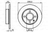 Гальмівний диск BOSCH 0 986 478 501 (фото 1)