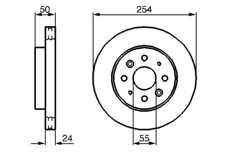 Диск тормозной BOSCH 0 986 479 231