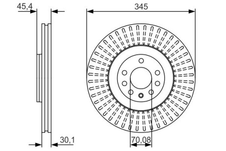 Диск тормозной BOSCH 0 986 479 A24