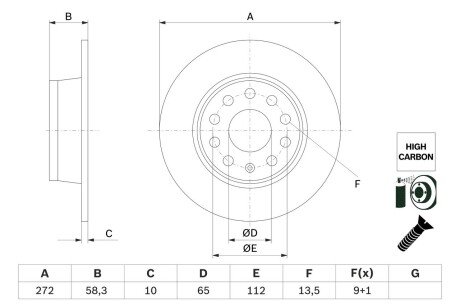 ROBERT BOSCH 0 986 479 F23