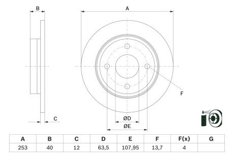 ROBERT BOSCH 0 986 479 F63