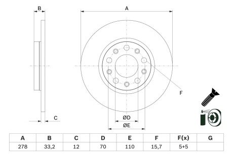 ROBERT BOSCH 0 986 479 G21