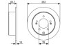 Диск гальмівний BOSCH 0 986 479 W12 (фото 1)